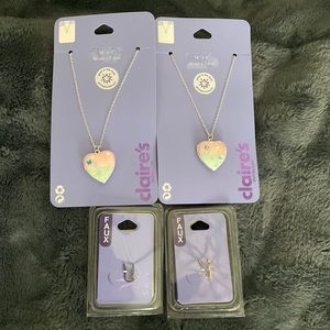 Claire's best friend bundle (necklaces & faux nose rings) $50 CAD retail